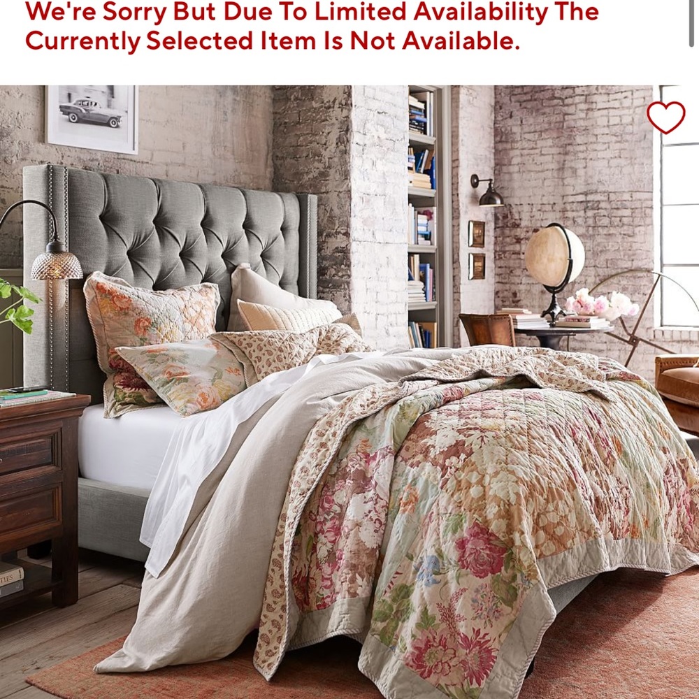 Pottery Barn Carolina Quilt & Shams